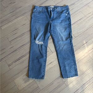 Madewell Mid Rise Perfect Vintage Jean, size 33